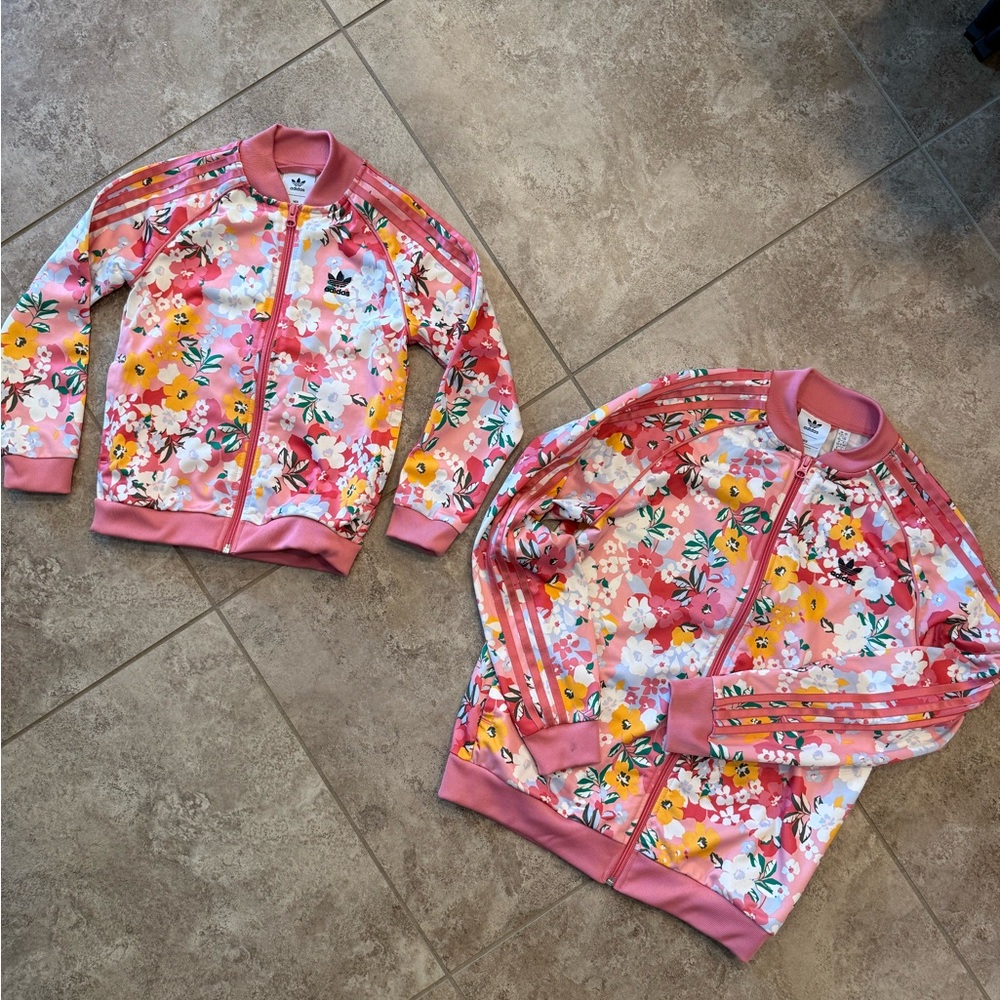 Adidas HER Studio London Floral Track Jacket - Girls Sizes XS and L